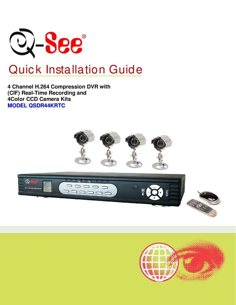 QSEE QSDR44KRTC320 QUICK INSTALLATION MANUAL Pdf Download ManualsLib
