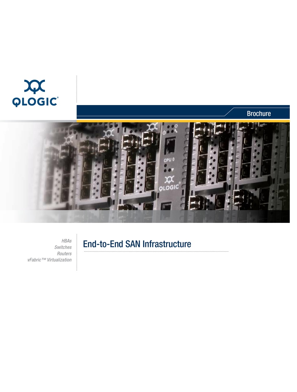 QLOGIC SANBOX 5600 BROCHURE Pdf Download ManualsLib