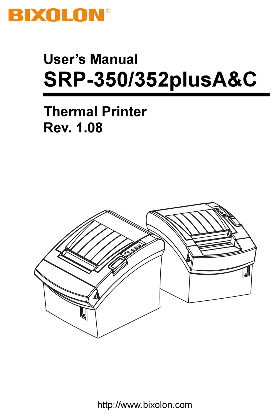 User manual. Bixolon SRP-350 инструкция. Программа для SRP-350. Инструкция Bixolon штрих код.