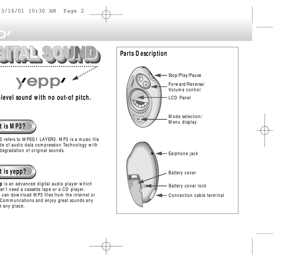 SAMSUNG YEPP YP20S USER MANUAL Pdf Download ManualsLib