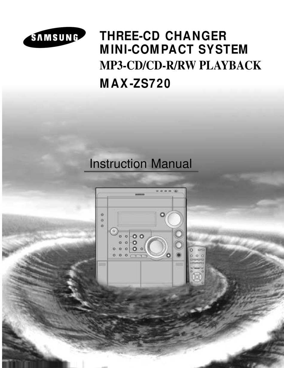 SAMSUNG MAX-ZS720 INSTRUCTION MANUAL Pdf Download | ManualsLib
