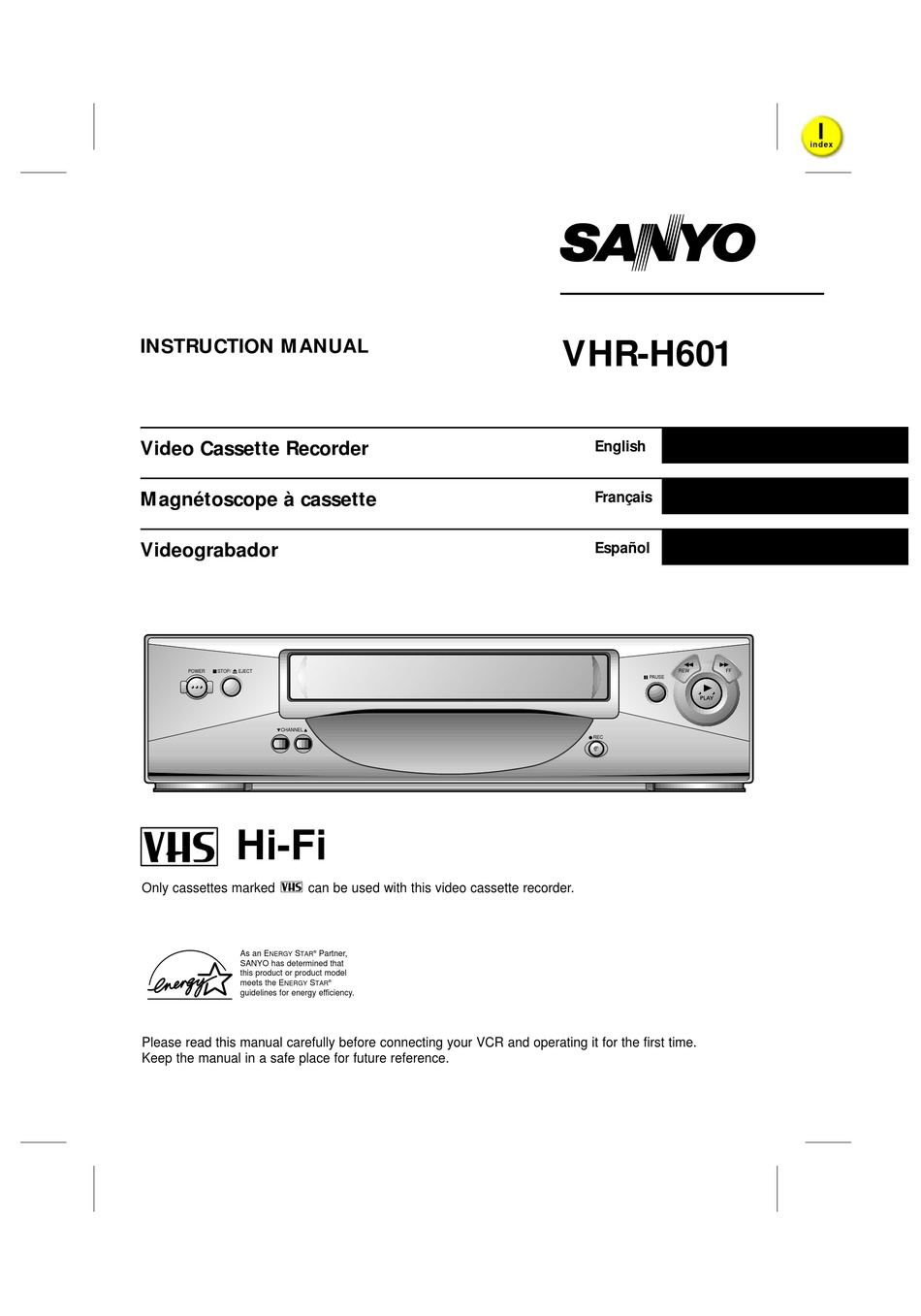 sanyo VHS-Testmodus