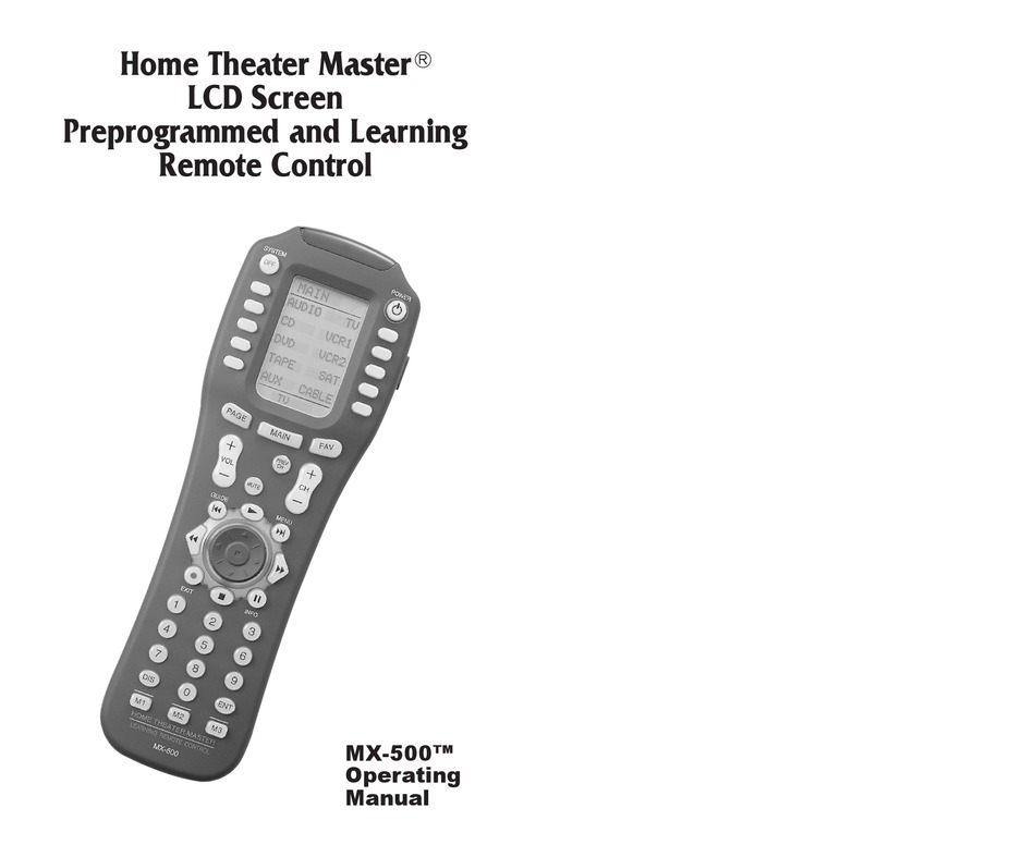 Universal MX-600 Home Theater Master IR/FR Learning Remote Tested Sold by Buyeverythingguy with Batteries