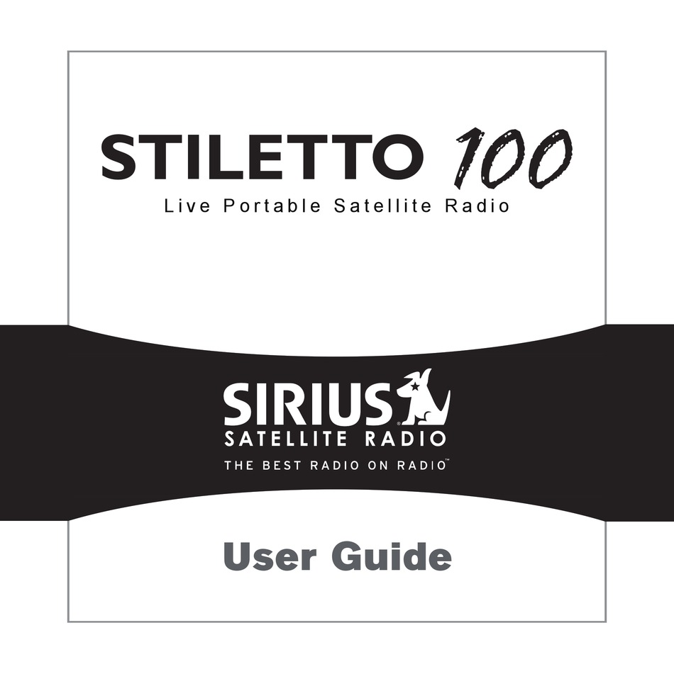 SIRIUS SATELLITE RADIO SL100PK1 USER MANUAL Pdf Download ManualsLib sirius-satellite-radio-sl100pk1-user-manual-pdf-download-manualslib