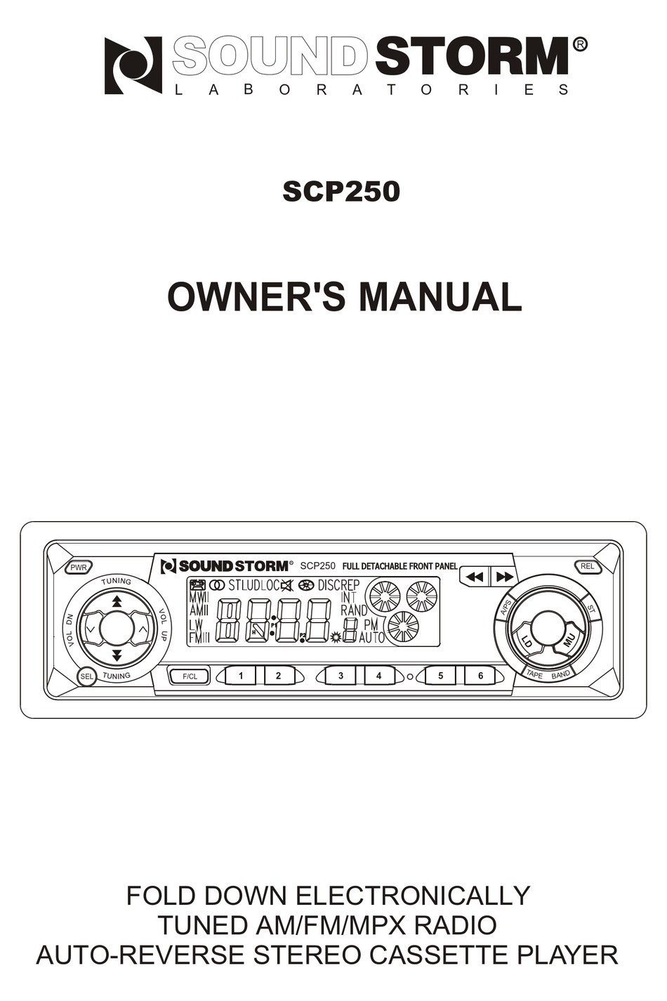 SOUND STORM SCP250 OWNER'S MANUAL Pdf Download | ManualsLib