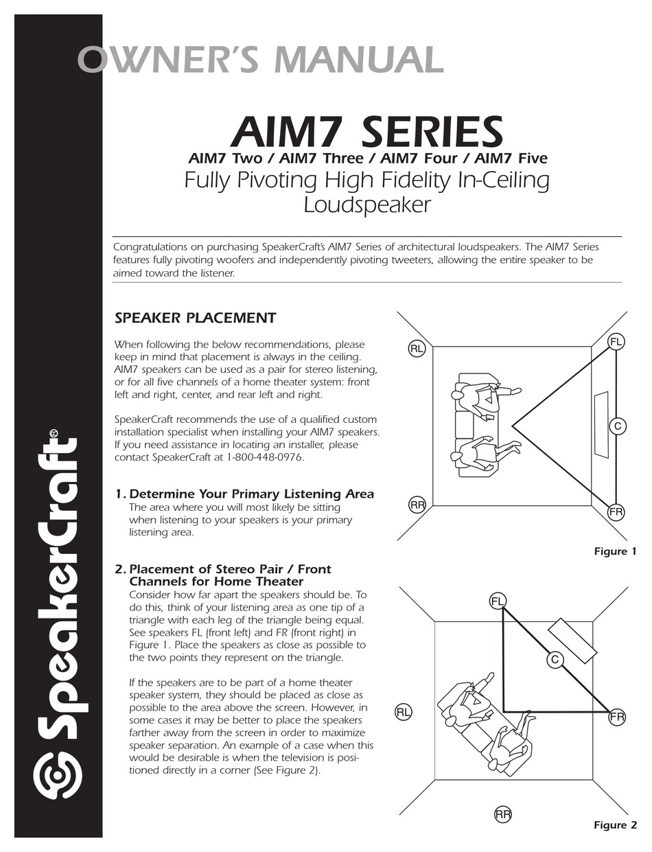 speakercraft aim7