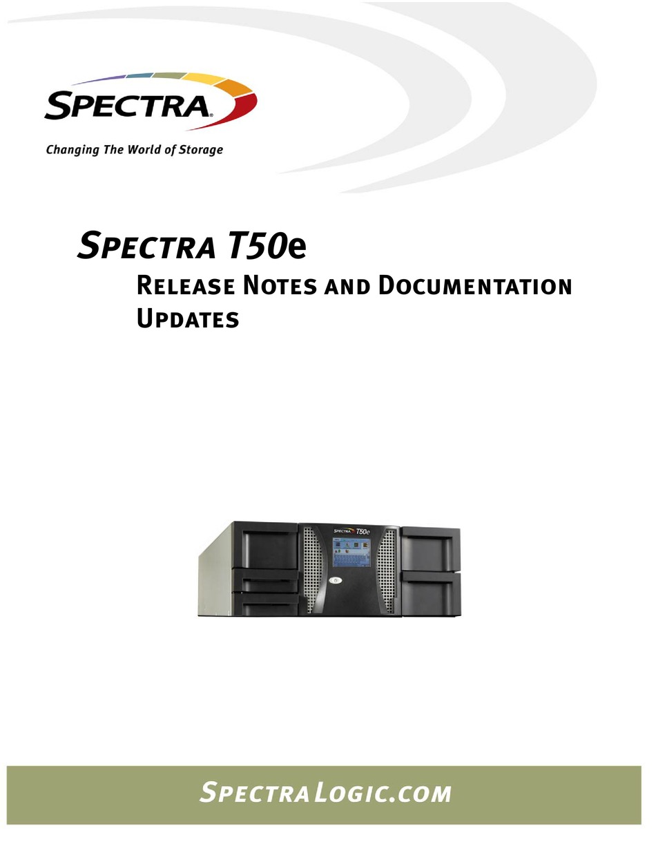 spectra logic t50e