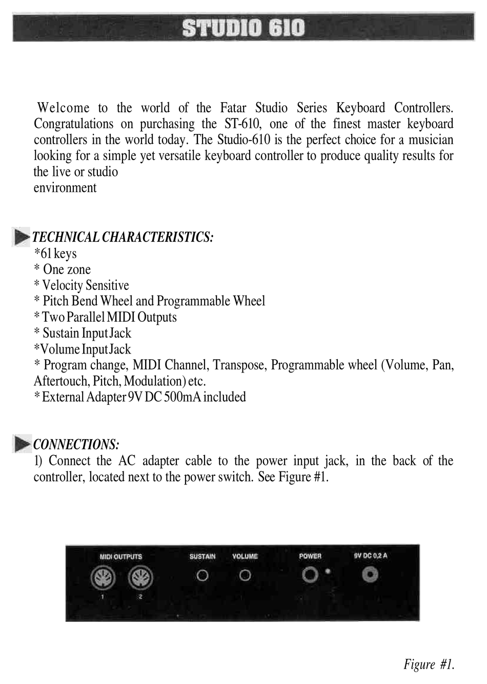 fatar studio 610 plus master keyboard