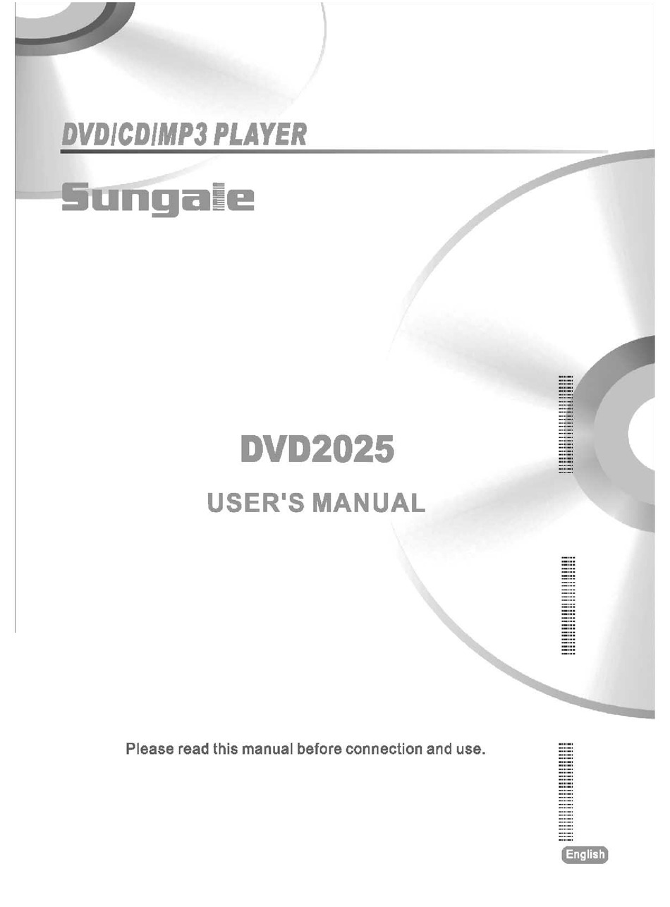 SUNGALE DVD2025 USER MANUAL Pdf Download ManualsLib