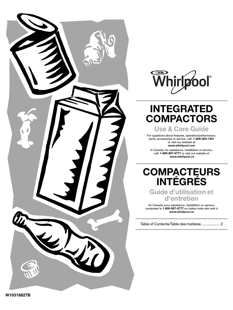 WHIRLPOOL &TU950QPXS USE AND CARE MANUAL Pdf Download ManualsLib