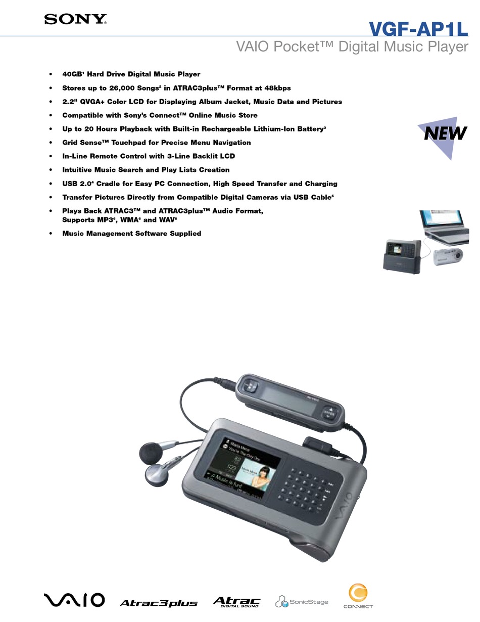 SONY VAIO VGF-AP1L BROCHURE Pdf Download | ManualsLib