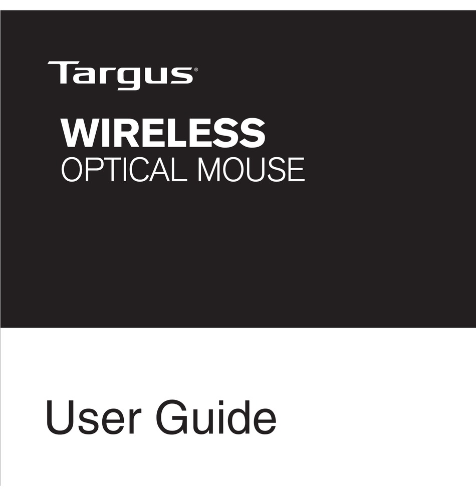 install targus mouse driver