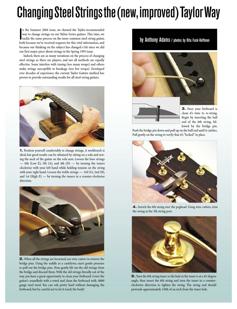 TAYLOR 110CE SUPPLEMENTARY MANUAL Pdf Download ManualsLib