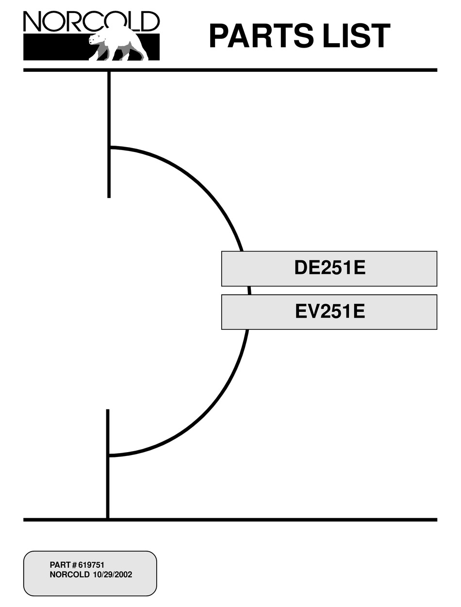 norcold de 251e dimensions