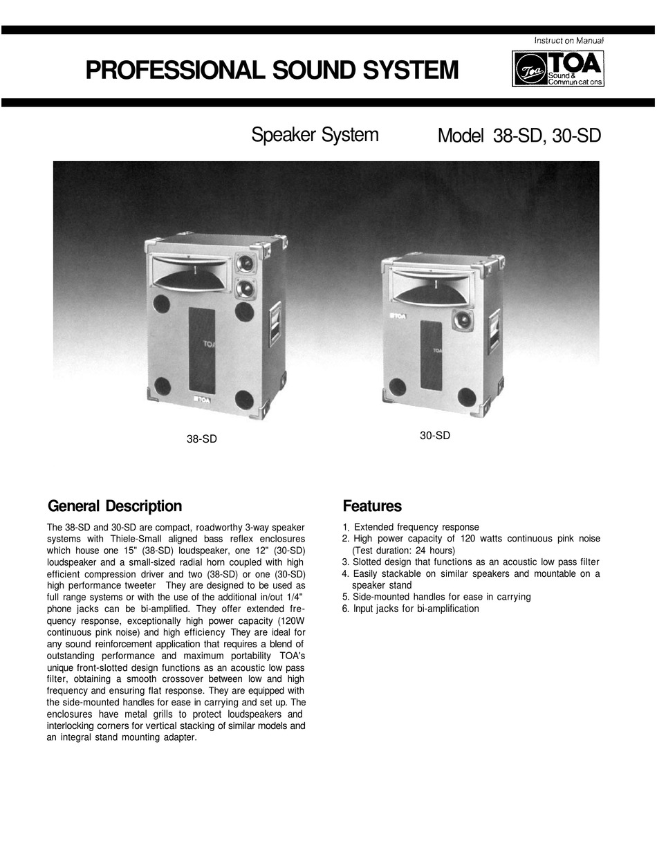 toa 38sd