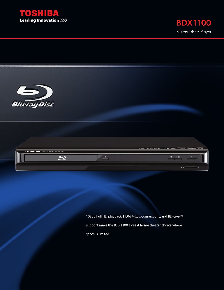 Toshiba x1100 Specifications Pdf Download Manualslib