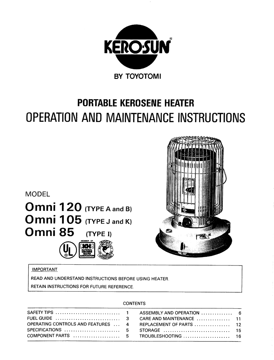 kerosun monitor 30 heater manual