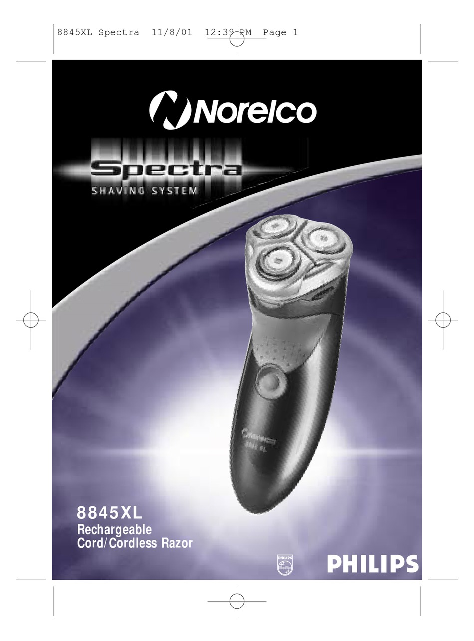 NORELCO 8845XL USER MANUAL Pdf Download ManualsLib