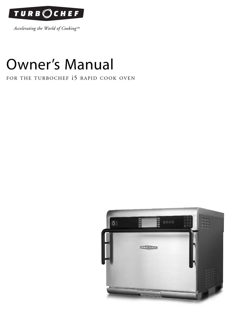 TURBOCHEF I5 OWNER'S MANUAL Pdf Download | ManualsLib