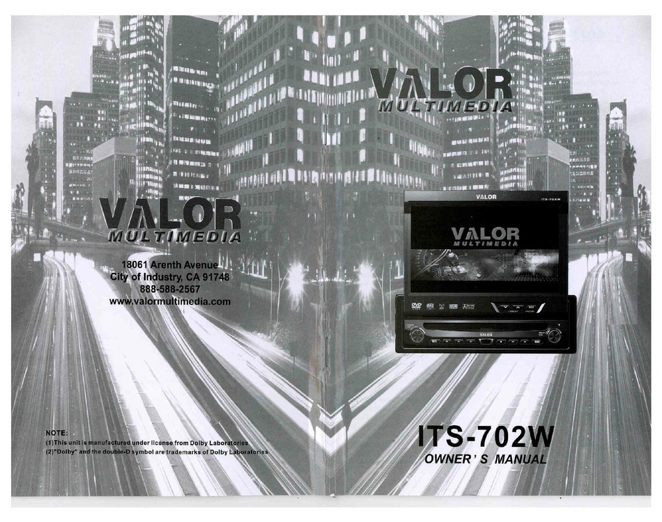 Valor Its 702w Owner S Manual Pdf Download Manualslib