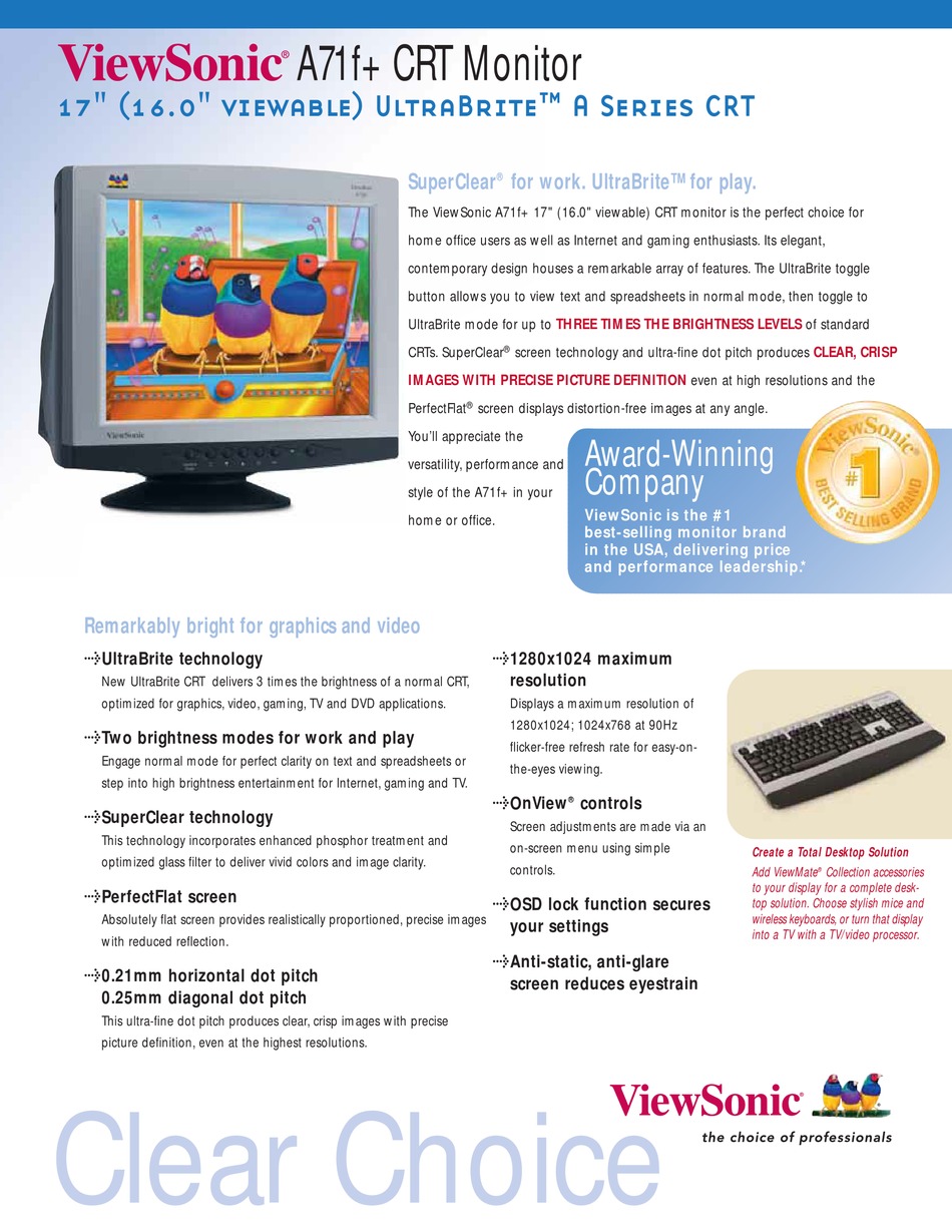 VIEWSONIC ULTRABRITE A71F+ 