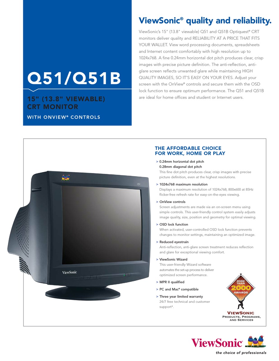 optiquest monitor q51