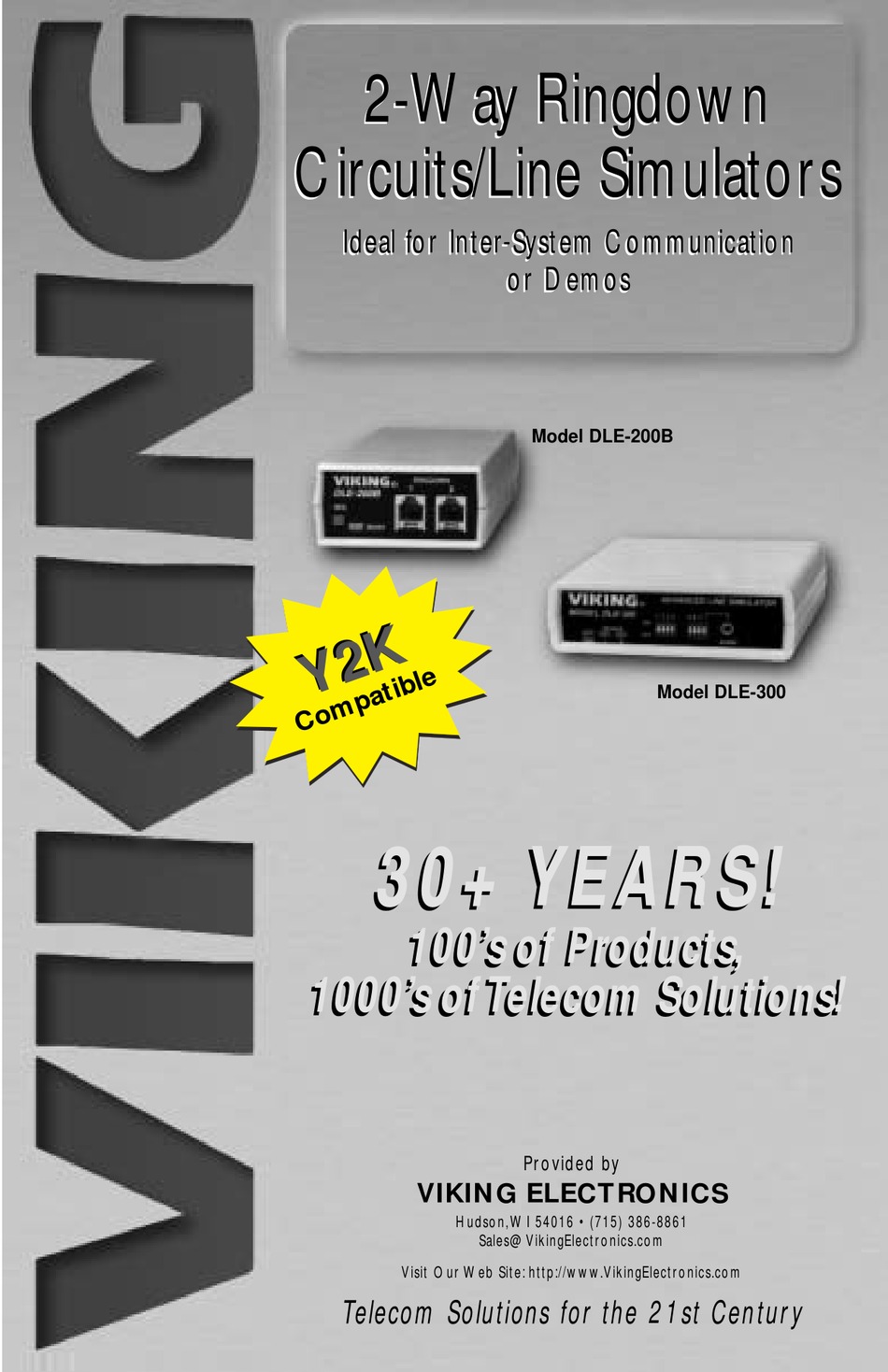 Viking Electronics Dle-200B 2-Way Line Emulator 