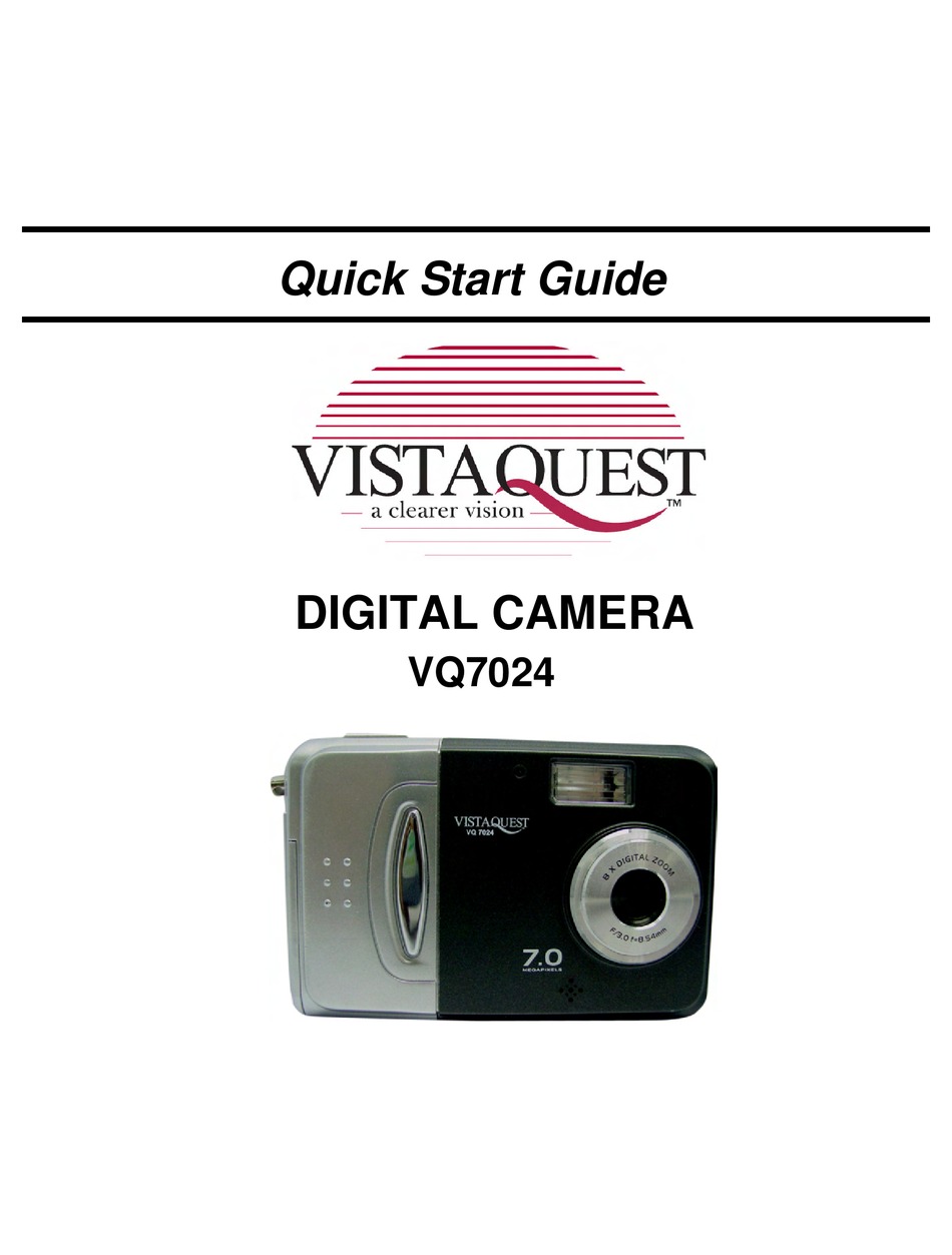 VISTAQUEST VQ7024 QUICK START MANUAL Pdf Download ManualsLib