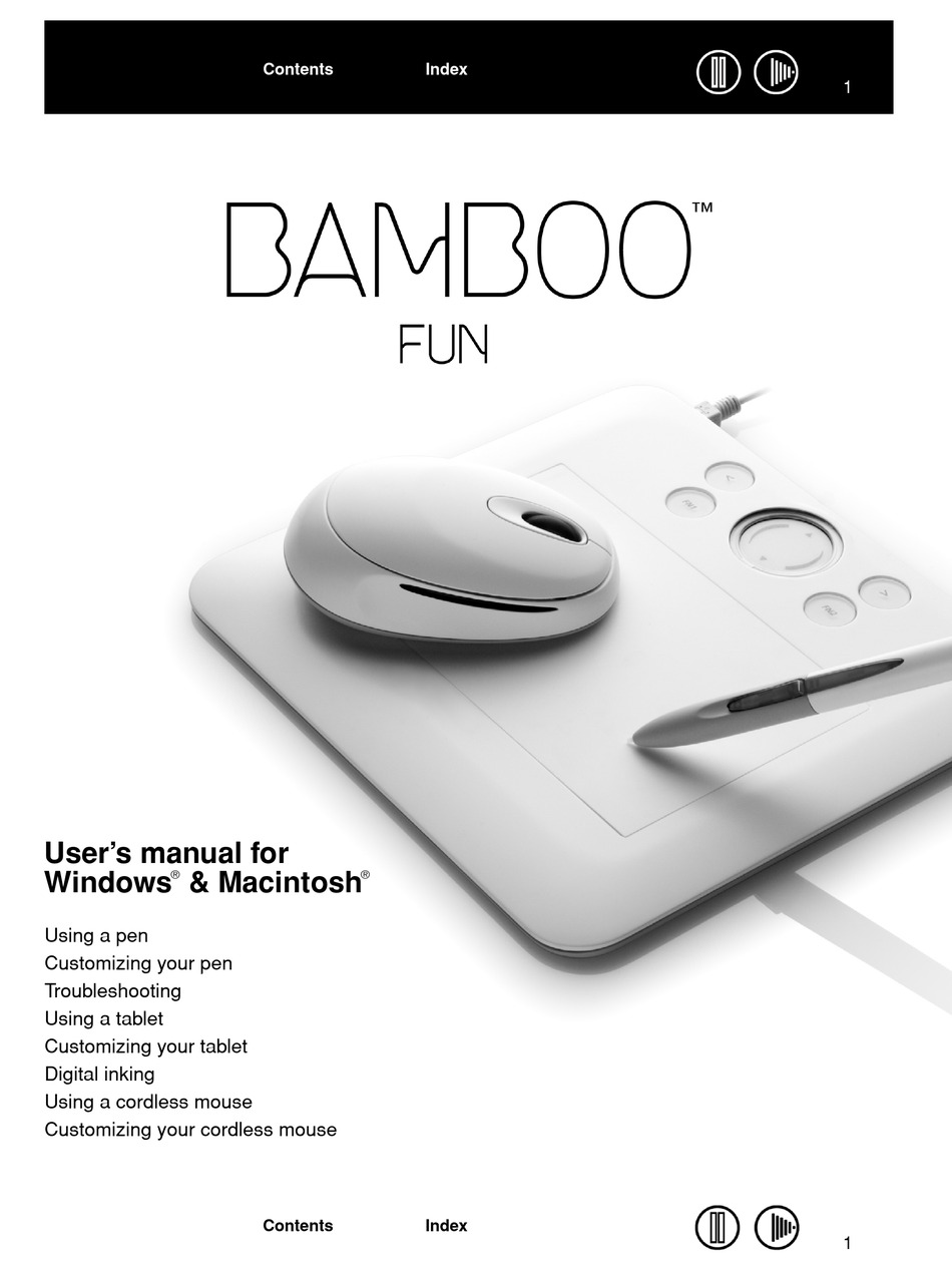 wacom bamboo fun drivers windows 10