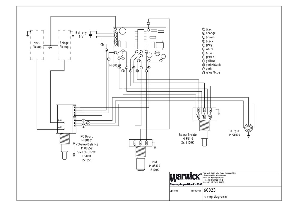 WARWICK JACK BRUCE BASS SPECIFICATIONS Pdf Download | ManualsLib