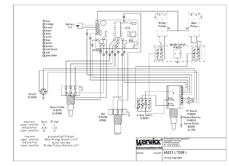 Warwick Rockbass Corvette Wiring Diagram - Search Best 4K Wallpapers