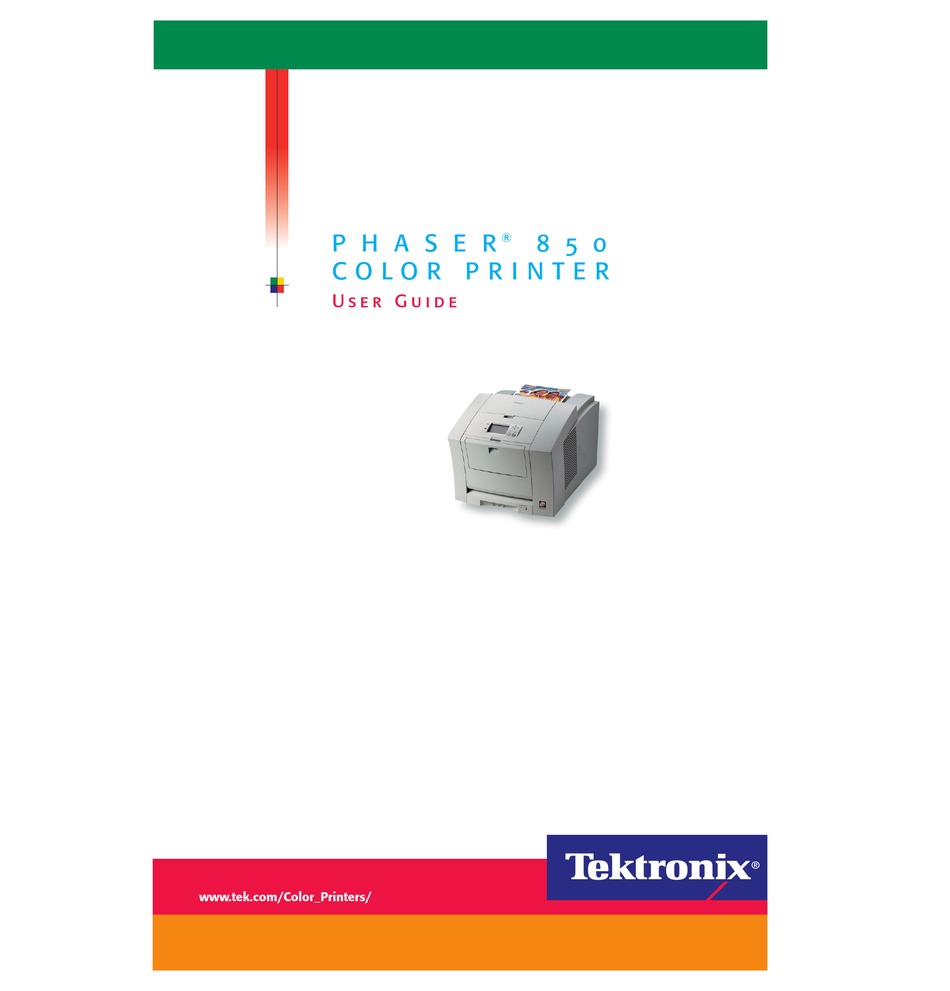 TEKTRONIX DOCUPRINT 850 USER MANUAL Pdf Download | ManualsLib