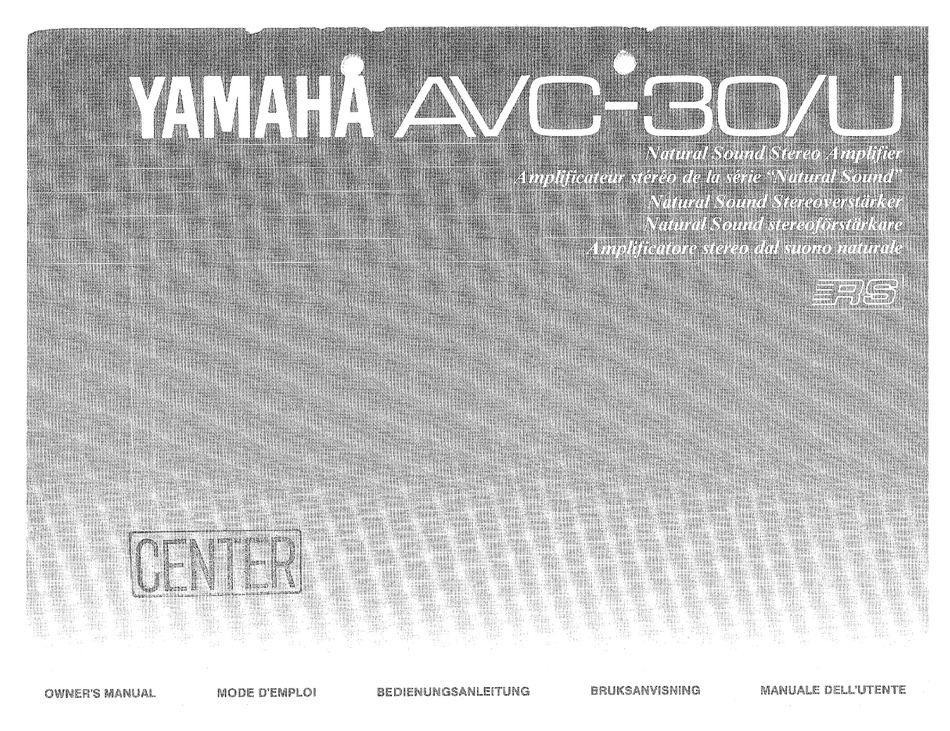 YAMAHA AVC 30U OWNER S MANUAL Pdf Download ManualsLib yamaha-avc-30u-integrated-amplifier-photo-87549-us-audio-mart