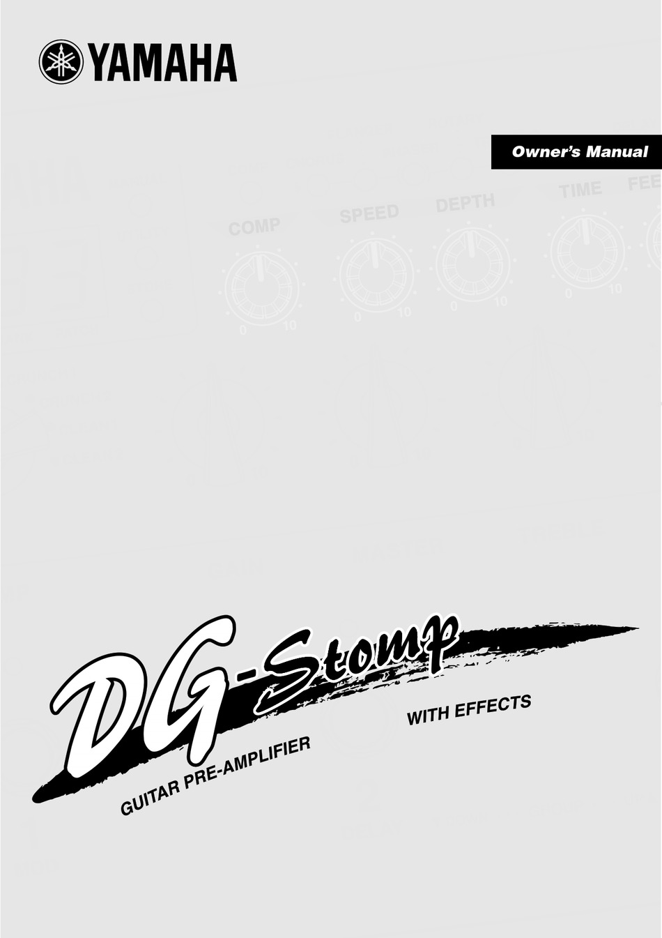 Yamaha Dg Stomp Owner S Manual Pdf Download Manualslib