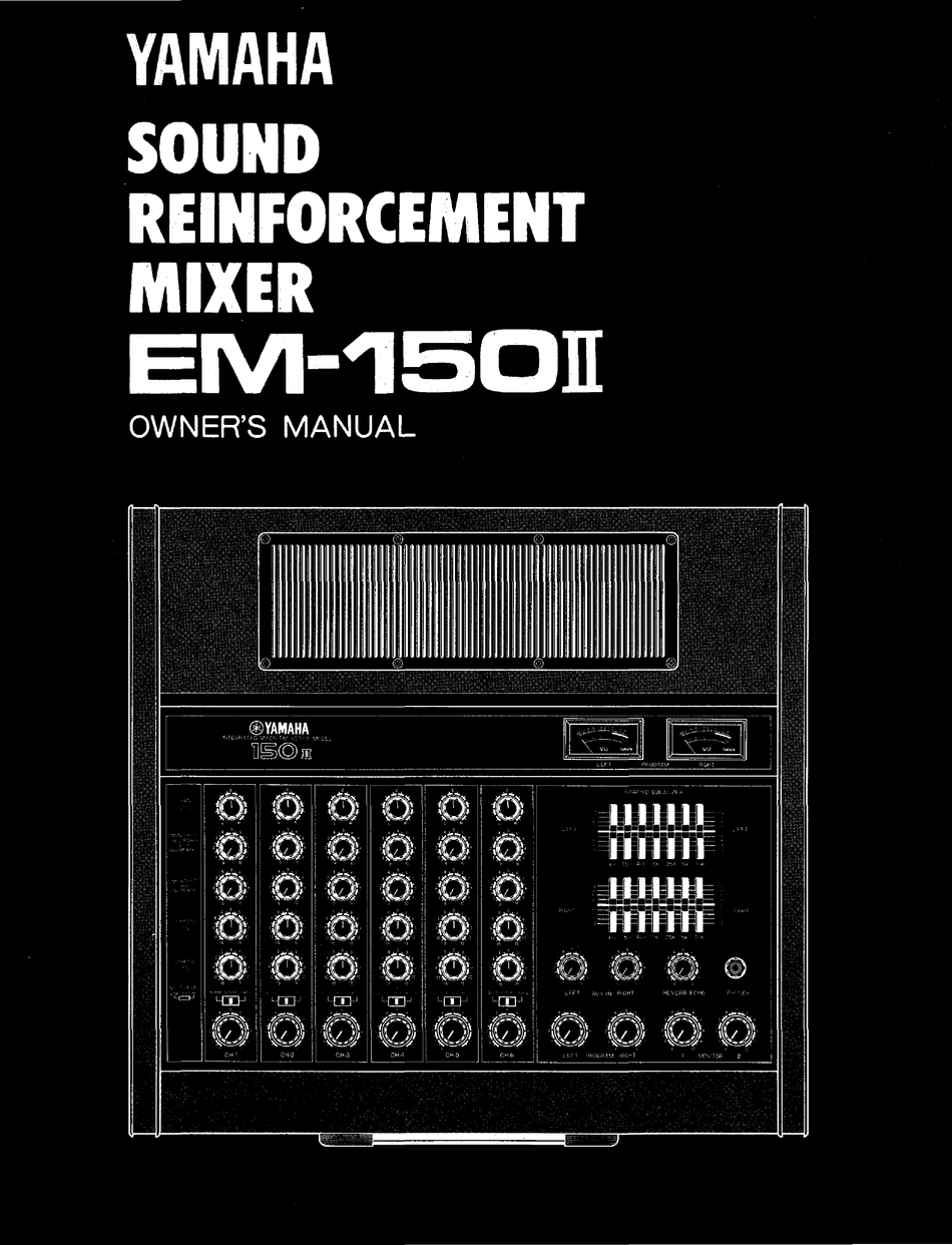 YAMAHA EM-150II OWNER'S MANUAL Pdf Download | ManualsLib