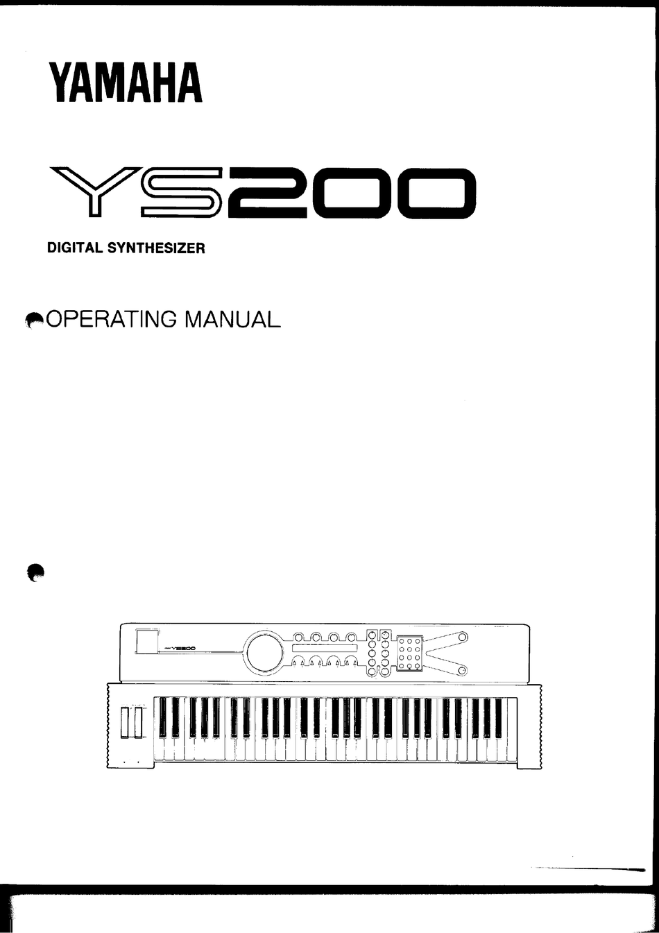 YAMAHA YS200 OPERATING MANUAL Pdf Download ManualsLib
