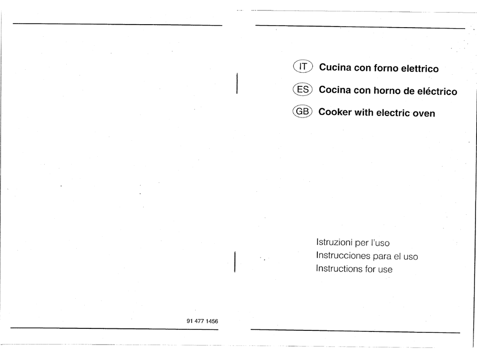 SMEG CS18A INSTRUCTIONS FOR USE MANUAL Pdf Download | ManualsLib
