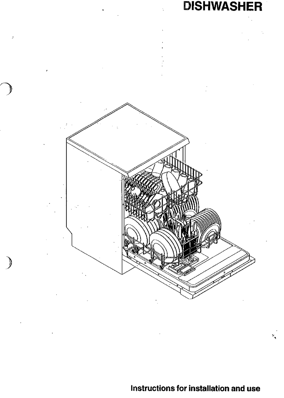 SMEG DDW114 INSTRUCTIONS FOR INSTALLATION AND USE MANUAL Pdf Download
