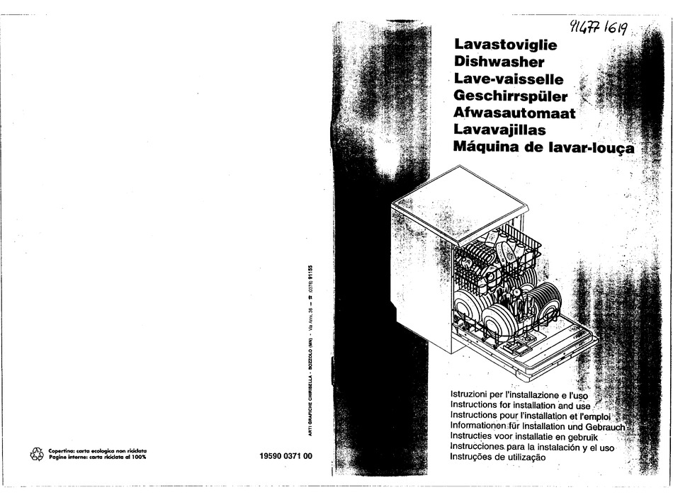 SMEG DWI64 INSTRUCTIONS FOR INSTALLATION AND USE MANUAL Pdf Download