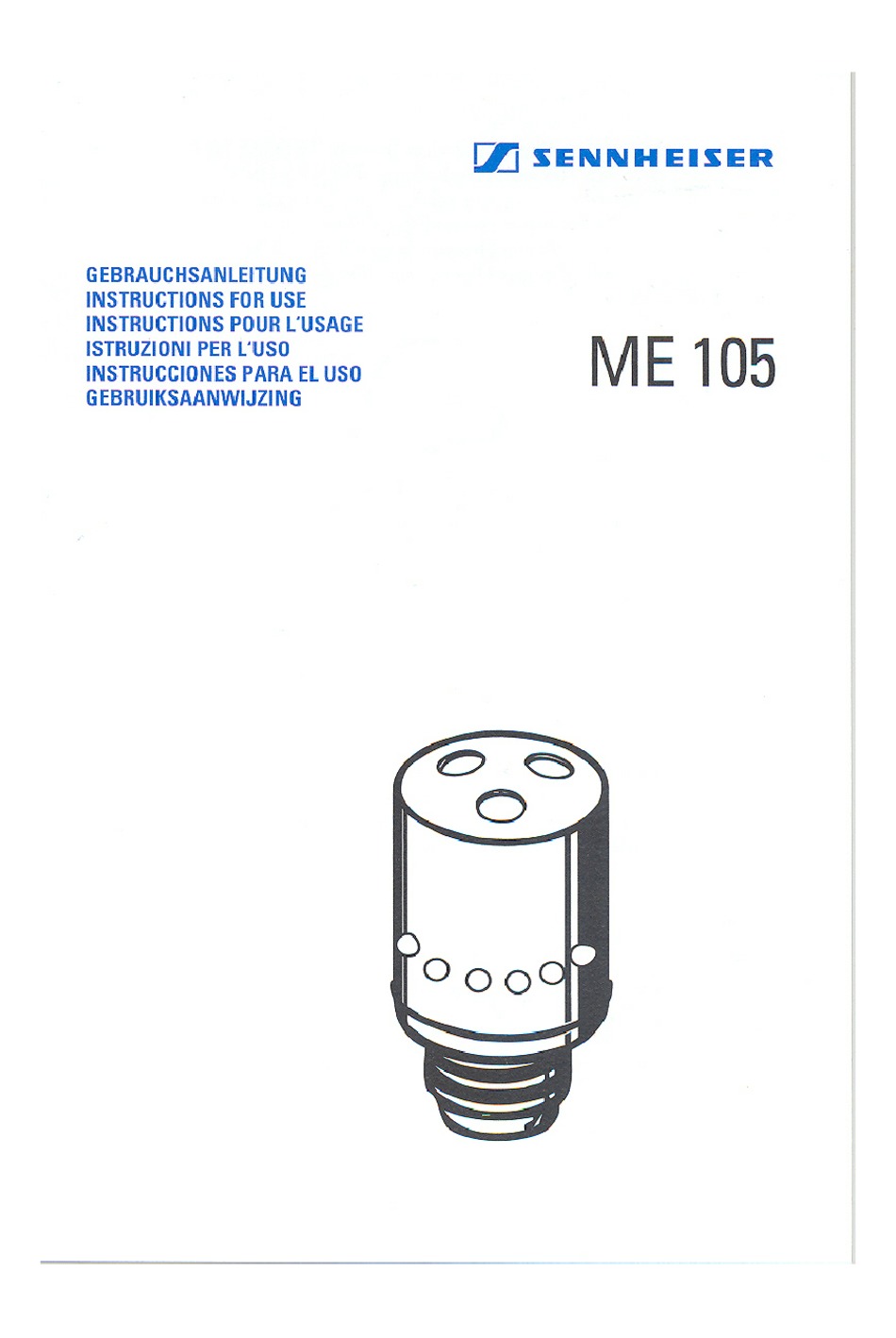 sennheiser bf 1051 manual