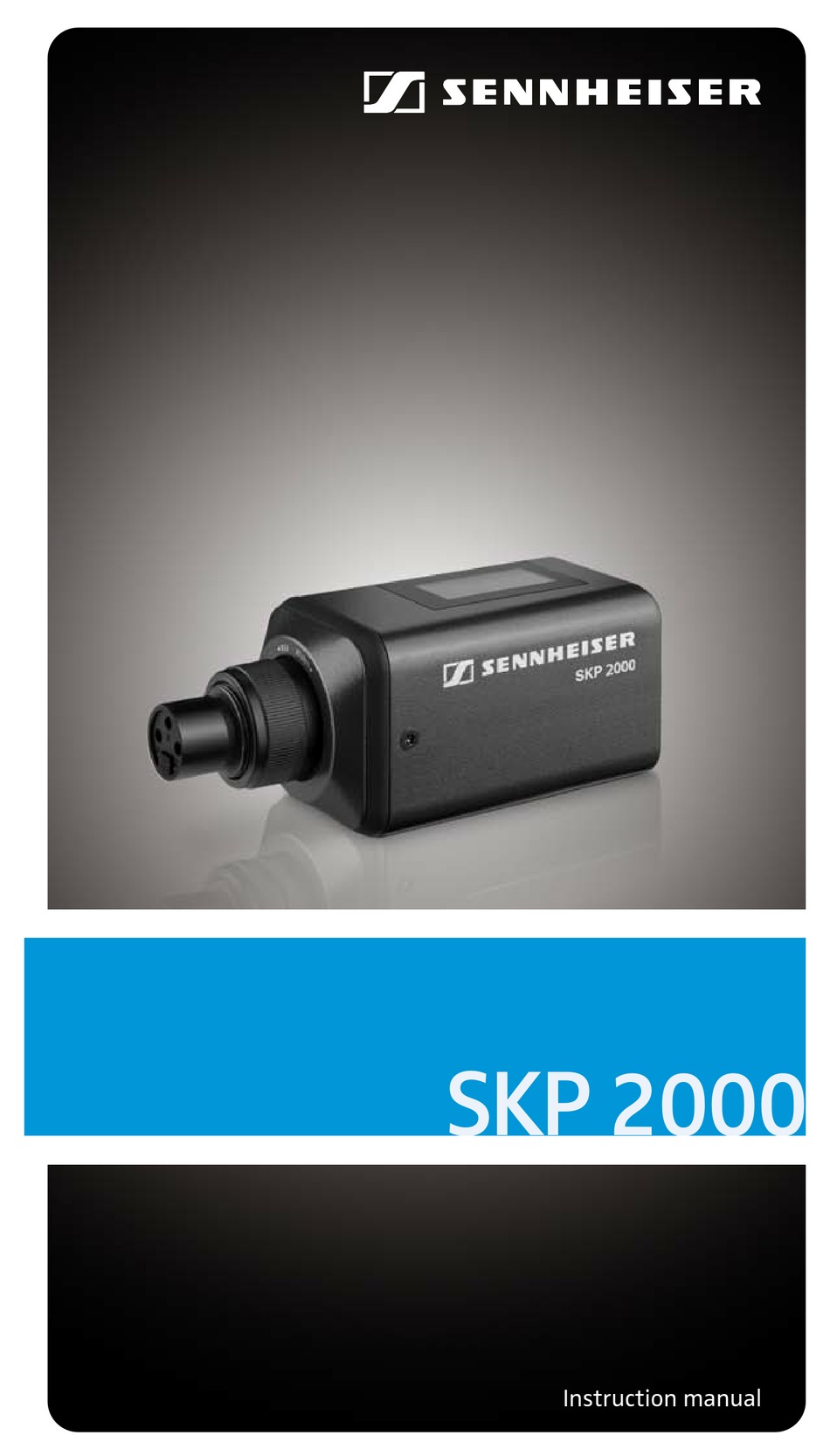 SENNHEISER SKP 2000 - 06-09 INSTRUCTION 