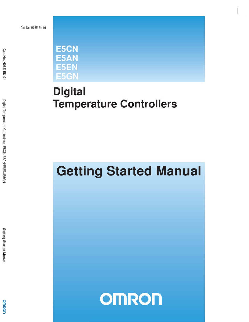 OMRON E5 GETTING STARTED MANUAL Pdf Download ManualsLib