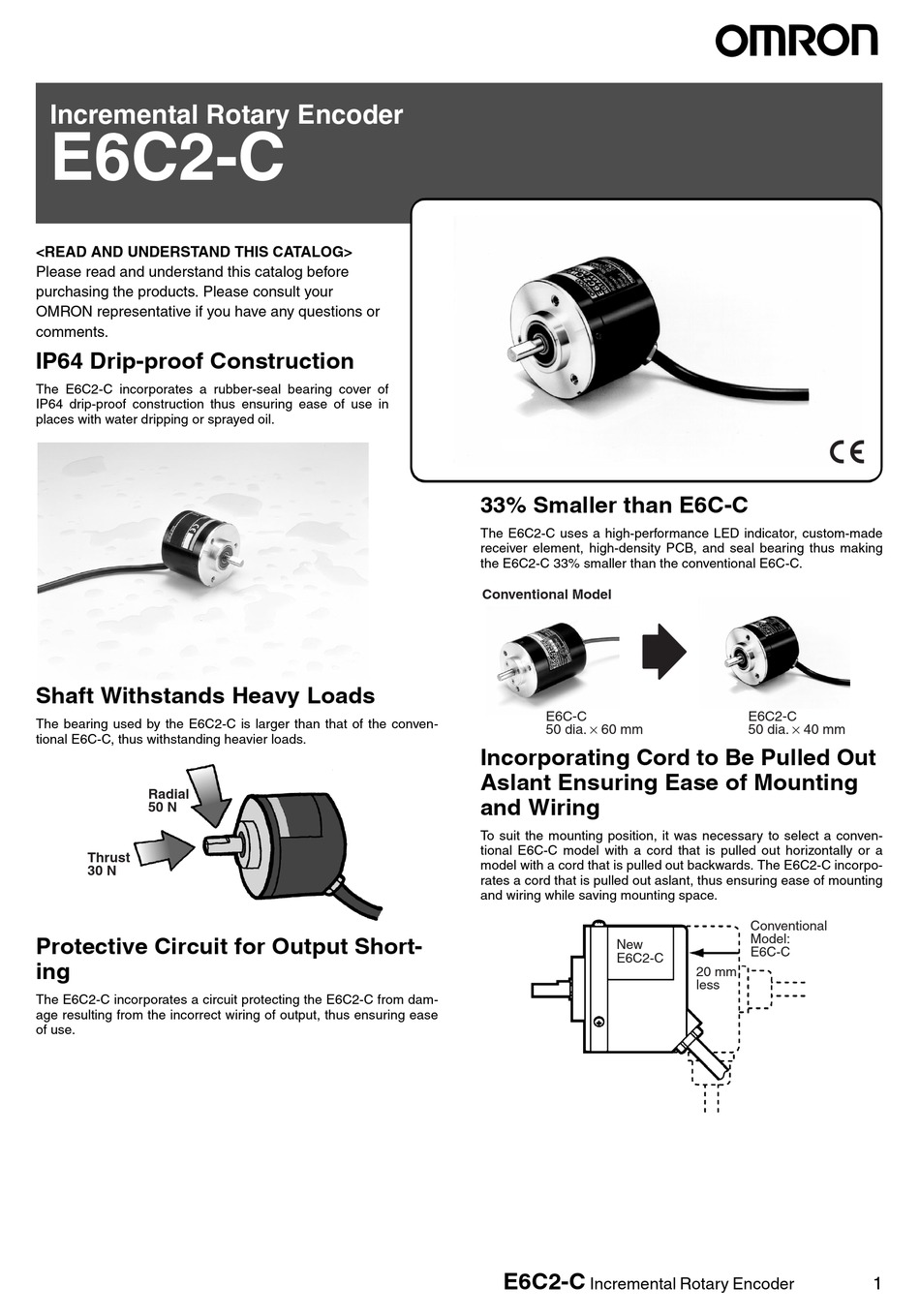 Omron e6b2 cwz6c схема подключения