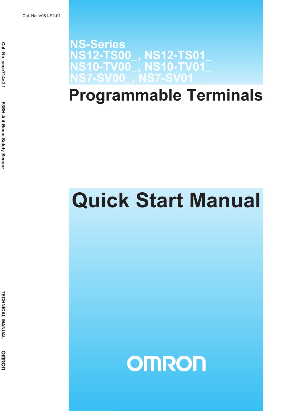 OMRON NS QUICK START MANUAL Pdf Download ManualsLib