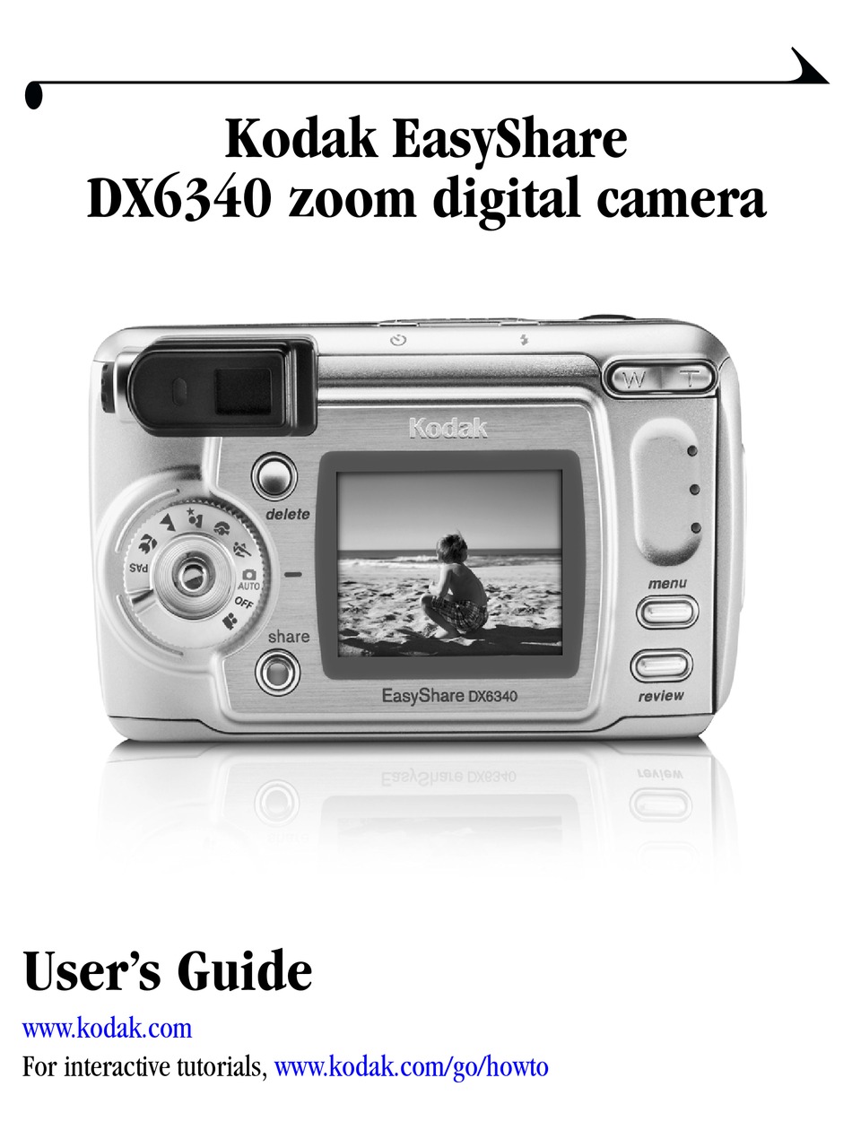 Kodak Easyshare Dx6340 User Manual Pdf Download Manualslib