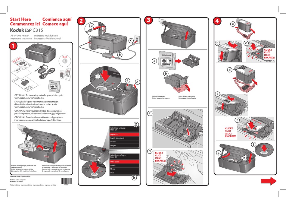 KODAK ESP C315 - ANNEXE 308 QUICK MANUAL Pdf Download | ManualsLib