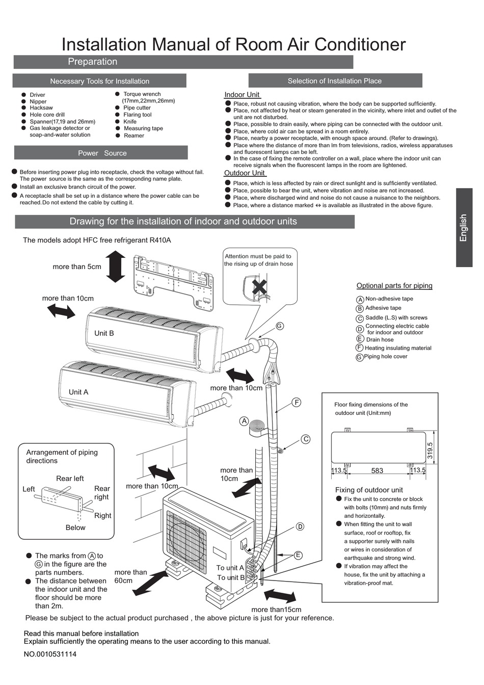 Haier H2sm Installation Manual Pdf Download Manualslib