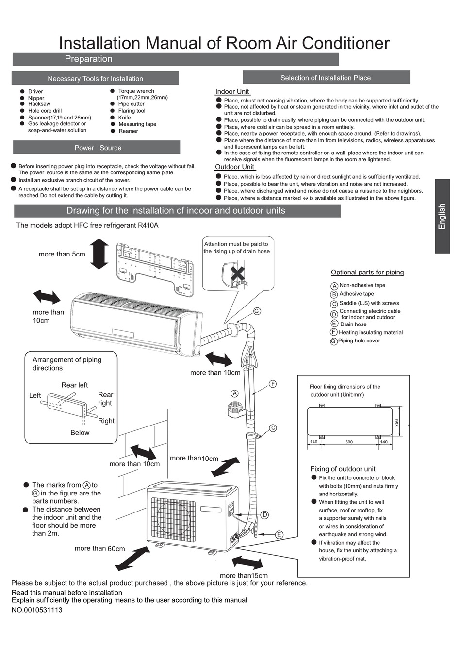 HAIER HSU-09HEA103 INSTALLATION MANUAL Pdf Download | ManualsLib