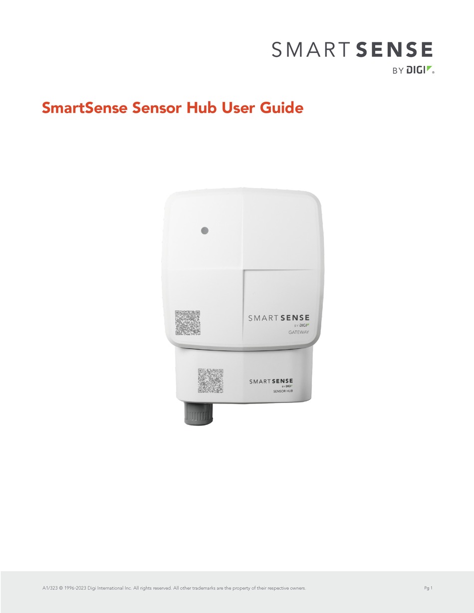 DIGI SMARTSENSE TM-SENSORHUB USER MANUAL Pdf Download | ManualsLib