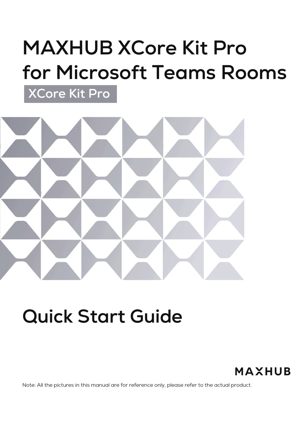 MAXHUB XCORE KIT PRO QUICK START MANUAL Pdf Download | ManualsLib